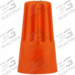3M Twist-On Wire Connectors: Orange, Wire Sizes 18 AWG – 14 AWG, 600 V, 1,000, PK (MPN H-31-BIN). Key specifications — Brand: 3M; Maximum Wire Combination: (2) 14 AWG with (3) 20 AWG; Manufacturer Part Number: H-31-BIN; Minimum Wire Combination: (5) 22 AWG.
