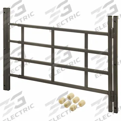 PRIME-LINE Window Security Guard: Fixed, 23 1/2 in to 38 in, 21 1/4 in Ht, 4 Bars - Fixed-Installation Window Security Bars
