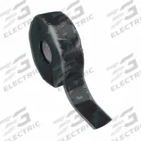 CAPLUGS Self-Fusing Tape: 3/4 in Wd, 12 yd Lg, 20 mil Thick, Silicone Rubber, Silicone, Black (MPN SH-51587). Key specifications — Series: SRT-SH.
