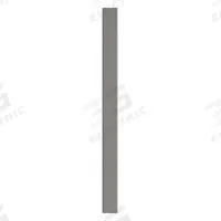 ASI GLOBAL Partition Column: Plastic Polymer, Pebble, Charcoal, 82 in Ht, 6 in Wd, 1 in Thick (MPN 40-90870653-9237). Key specifications — Inner Core Type: Polymer; Brand: ASI GLOBAL PARTITIONS; Color: Charcoal; Finish/Texture: Pebble.