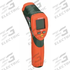 EXTECH Infrared Thermometer: 42512, Max Temp, Adj @ 0.10 to 1.00, Harsh Environment, Full Size Body. Key specifications — attr996392: Double Molded Housing; attr996407: Maximum Temperature; attr996408: High Temperature; attr996410: CE; attr996414: 0.1°F; attr996767: 42512; attr1019888: Full Size; attr996374: ±1.0% of Reading or +2.0° Whichever is Greater.