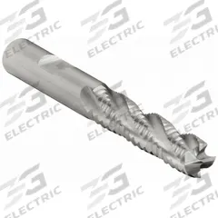 CLEVELAND Roughing End Mill: Cobalt, 4 Flute, Coarse Pitch, 7/16" Mill Dia, 1-1/4" LOC, 3-1/4" OAL (MPN C30710)