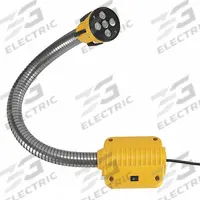 DAYBRITE Dock Light: LED, 42 in Arm Reach, Gooseneck, 788 lm Max Brightness, 15 W, 120V AC (MPN ID5L42-120). Key specifications — attr560685: 120V AC; attr560680: LED; attr560654: 15 W; attr560673: Yes; attr560652: Infinitely Adjustable; attr560653: DAYBRITE.