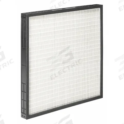 GRAINGER Minipleat Air Filter: 24 in x 24 in x 2 in, Synthetic, Plastic, No Header - MERV 11 Minipleat Air Filters