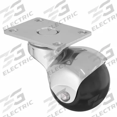 Grainger Plate Caster: Swivel - Furniture & Office Equipment Light-Duty Plate Casters