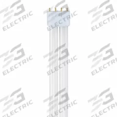 GE LAMPS Compact Fluorescent Bulb: 4-Pin (2G11), T5, Fluorescent, 4100K, 4,800 lm Light Output (MPN F55BX/840). Key specifications — Brand: GE LAMPS; Bulb Designation: F55BX/840; Dimmable: No; Color Temperature: 4100K.