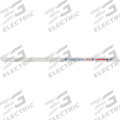 LENOX Hacksaw Blade: 12 in Blade Lg, Bi-Metal, 18, 1/2 in Blade Wd - General Purpose Hacksaw Blades