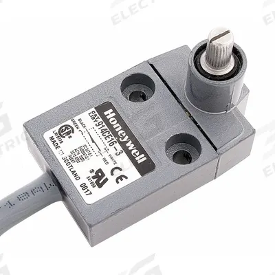 Honeywell Non Plug-In Limit Switch: Lever-Rod, Submersible, 914CE, 30°, 40°, 2 Mounting Holes - Roller Lever-Arm Limit Switches