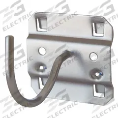 APPROVED VENDOR Curved Pegboard Hook: 4 in x 2 1/4 in, Screw-In, Surface, Silver (MPN 6YE20). Key specifications — Mounting Type: Surface; Finish: Zinc-Plated; Color: Silver; Accessory Type: Horizontal Curve Hook; Locking System: Screw-In; Brand: APPROVED VENDOR.
