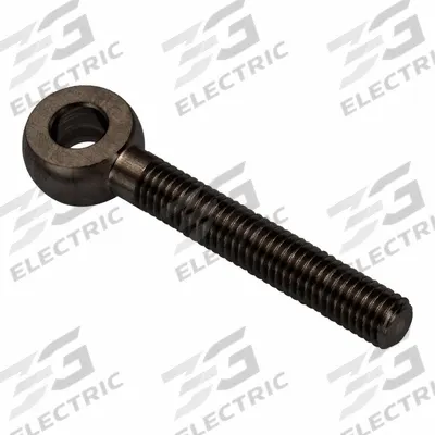 AMPG Fixed Rod End: Steel, Black Oxide, 2 in Hole Center-to-End Lg, Right Hand - Steel Male Threaded Fixed Rod Ends