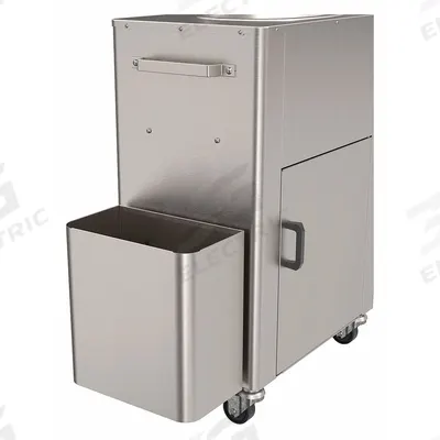 ACORN Trash Receptacle: Deluxe Wash-Ware Portable Hand Wash Sinks, Stainless Steel - Trash Receptacles