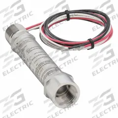 Pressure Transmitter, 100 psi (MPN E2FA5NF0415CFX03F100#). Key specifications — Process Connection Type: NPT; Intrinsically Safe: Not Specified Intrinsically Safe; Housing Material: Stainless Steel; IP Rating: IP66; Electrical Connection: 1/2 in NPT Conduit with Cable; Series: E2F; NEMA Rating: 4X; Output: 1 to 5V DC.