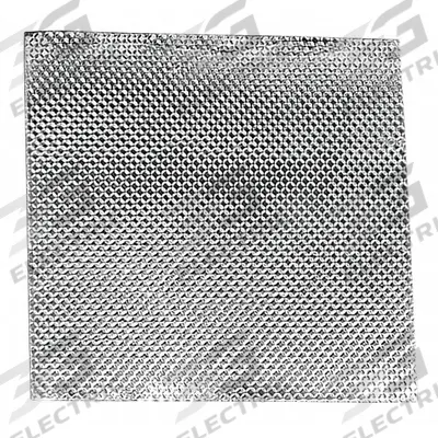 3M Conductive Electrical Tape: Square, 1 in x 1 in, 4 mil Thick, 600 V Volt Rating - Ultra-Conductive Embossed Foil Electrical Tape Shapes