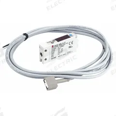 SMC Vacuum Pressure Switch: ZSE Series, 10 kPa to 105 kPa, 5 mm Port, 2 m Leads, 2 NPN Outputs (MPN ZSE10-M5-A-PG). Key specifications — attr124221: ZSE10-M5-A-PG; attr124227: ZSE; attr124234: 2 NPN Outputs; attr124235: 24V DC.