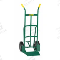 LITTLE GIANT General Purpose Hand Truck: 600 lb, Dual-Handle Handle, Green, Steel, Flat-Free (MPN TF-362-10FF). Key specifications — Brand: LITTLE GIANT; Color: Green.