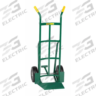LITTLE GIANT General Purpose Hand Truck: 600 lb, Dual-Handle Handle, Green, Steel - Easy-Load & Tilt Hand Trucks