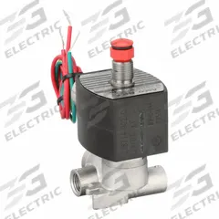 REDHAT Solenoid Valve: 3-Way, Normally Closed, 1/4 in Pipe Size, 24V DC, Explosion Proof/Watertight (MPN EF8317G308). Key specifications — Pipe Size: 1/4 in; Voltage: 24V DC; Brand: REDHAT; Coil Enclosure: Explosion Proof.