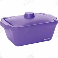 Ice Bucket with Lid: 4 L Capacity, Rectangular, Ethylene Vinyl Acetate, Purple, 7 in Overall Ht (MPN 04393-69). Key specifications — Color: Purple; Material: Ethylene Vinyl Acetate; Brand: COLE PARMER; Product Type: Ice Bucket with Lid; Shape: Rectangular.