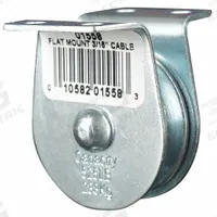 APPROVED VENDOR Pulley Block: Pulley Block, Mounted, Side Mount/Upright Mount, Pulling, Bolt-On (MPN 4JX65). Key specifications — Operation: Pulling; Brand: APPROVED VENDOR; Housing Material: Carbon Steel; Sheave Material: Steel.