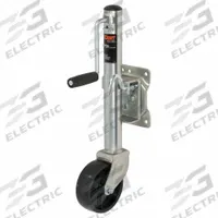CURT Trailer Jack: Marine Jack, 1,200 lb Static Load Capacity, Sidewind, Bolt-On, 23 1/2 in (MPN 28112). Key specifications — Handle Type: Sidewind; Mounting Type: Bolt-On; Maximum Lift Height: 23-1/2 in; Base: Wheel; Brand: CURT.