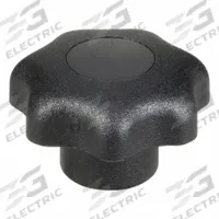 KIPP Hand Knob: 7 Point, Plastic w/ Steel Thread, M5 Thread, 10 mm Thread Lg, 25 mm Dia (MPN K0155.205). Key specifications — Brand: KIPP.