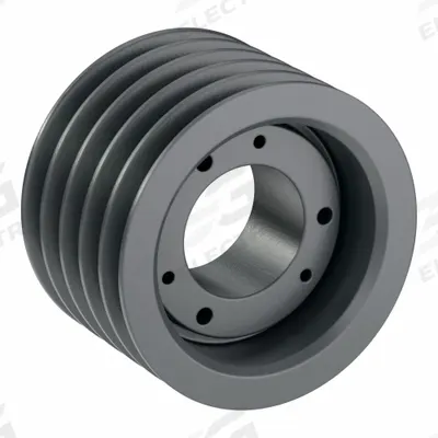 APPROVED VENDOR V-Belt Pulley: 5V590, 5 Groove, 5.9 in OD, Bushed Bore - Bushed-Bore Cast-Iron Wedge V-Belt Pulleys