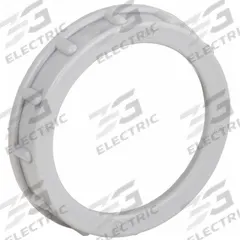 RACO Insulating Bushing: Plastic, Plain, 2 1/2 in Trade Size, 5/8 in Overall Lg, Insulated (MPN 1410). Key specifications — Insulated: Yes; Brand: RACO.