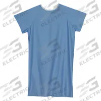 DMI Patient Protector: Blue, Back Tape Ties, Cotton/Polyester (MPN 532-8035-0100)