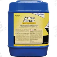NU-CALGON Flush Solvent: 5 gal Pail, Liquid, Yellow (MPN 4370-08). Key specifications — Fluid Color: Yellow; Form: Liquid; Container Type: Pail; Brand: NU-CALGON; Series: System Cleaner; Product Type: Flush Solvent.