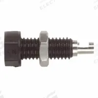 POMONA Banana Jack: 3/4 in Lg, 5 A Max Current Measurement, 500 V Max Volt Measurement, Banana Jack (MPN 5935-0). Key specifications — Manufacturer Part Number: 5935-0; Body Material: Brass; Brand: POMONA; Color: Black.