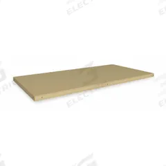 TENNSCO Shelf: 48 in Overall Wd, 18 in Overall Dp, Solid Shelf, 22 ga, Tan, 500 lb Shelf Capacity (MPN QS-4818). Key specifications — attr37155: Tan; attr37156: Powder Coated; attr55828: Shelf; attr37160: Steel; attr33654: TENNSCO.