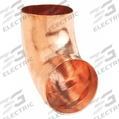 NIBCO Sweat Fitting Elbow: 3 in CTS x 3 in CTS, Cup x FTG, Wrot Copper (MPN 9072 3) - Drain, Waste & Vent Wrot Copper & Bronze Tube Fittings
