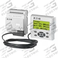 EATON Input/Output Module: Modbus TCP/IP, (8) Transistor Out (MPN EASY-E4-DC-16TE1). Key specifications — attr205796: EASY-E4-DC-16TE1; attr1072740: 20.4 to 28.8V DC; attr1072741: Input/Output Module; attr1072725: Easy E4; attr1083542: (8) Transistor.