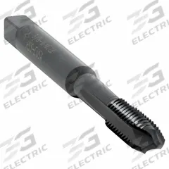 CLEVELAND Spiral Point Tap: 3/8"-16 UNC, 2B, 3 Flute, Plug Chamfer, Black Oxide Cobalt (MPN C86218)