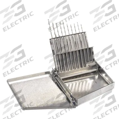 CHICAGO-LATROBE Jobber Length Drill Bit Set: 20 Pc, #80 to #61, 118° Point - General Purpose High-Speed Steel Jobber-Length Drill Bit Sets