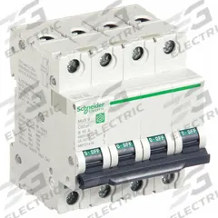 SCHNEIDER ELECTRIC IEC Supplementary Protector: 16 A Amps, 14kA at 240V AC, Screw Clamp, B (MPN M9F21416). Key specifications — Series: C60SP; DC Voltage Rating: Not Rated; Max. AIR Rating: 14kA at 240V AC; Terminal Connection: Screw Clamp; Brand: SCHNEIDER.