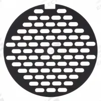 PIG Drum Funnel Screen: No Flame Arrester, 0.438 in (MPN DRM1206). Key specifications — Brand: PIG; Screen Hole Diameter: 0.438 in; For Use With: Burpless Steel Drum Funnels; Color: Black; Product Type: Coarse Screen; Flame Arrester Ht: No Flame Arrester.