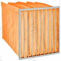 GRAINGER Pocket Air Filter: 24 in x 24 in x 36 in, MERV 13, Orange, Fiberglass, 10 Pockets (MPN 2JTH4). Key specifications — Display Sell UOM: EA; Brand: GRAINGER; Media Material: Fiberglass; Performance Rating: MERV 13.