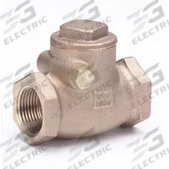 MILWAUKEE VALVE Swing Check Valve: Swing, Inline Valve Body, 1 1/4 in Pipe Size, FNPT x FNPT, Bronze (MPN 509 1-1/4). Key specifications — Brand: MILWAUKEE VALVE.