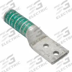 Compression Lug: For 600 kcmil, Stranded Wire, 3/8 in Stud Size, Long, Copper Barrel (MPN YA362TC38). Key specifications — Inspection Hole: No; For Wire Type: Stranded; For Wire Sizes: 600 kcmil; Brand: BURNDY; Manufacturer Part Number: YA362TC38.