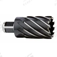 MILWAUKEE Annular Cutter: 1 3/8 in Cutter Dia, 2 in Max Cutting Dp, Black Oxide, High Speed Steel (MPN 49-59-2138). Key specifications — attr253884: No; attr253885: Black Oxide; attr253886: High Speed Steel; attr253887: Weldon Flat; attr253888: Fractional Inch; attr277149: MILWAUKEE.