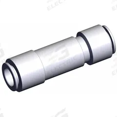 SMC Pneumatic Check Valve: Straight, 12 mm Tubing, 12 mm Tubing, 1 MPa Max. Pressure (MPN AKH12-00). Key specifications — attr291949: 12 mm Tubing; attr291950: 12 mm Tubing; attr291957: Brass (Body); Brass (Spacer); NBR (O-Ring); NBR, Aluminum Alloy (Valve); Stainless Steel (Stopper); Stainless Steel + NBR (Gasket).