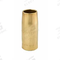 MILLER ELECTRIC Nozzle: FasTip, 3/4 in, Straight, Brass (MPN 199611). Key specifications — Insulation Type: Insulator Sold Separately; Duty Rating: Standard Duty; For Contact Tip Series: FasTip; Manufacturer Part Number: 199611; Brand: MILLER ELECTRIC.