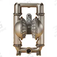VERSAMATIC Double Diaphragm Pump: 316 Stainless Steel Body, 2 in, NPT Connection, 160 gpm (MPN E2SA5T5S0C-ATEX). Key specifications — Brand: VERSAMATIC; Seat Material: 316 SS; Check Valve Material: PTFE; Diaphragm Material: PTFE w/ Neoprene Backing.
