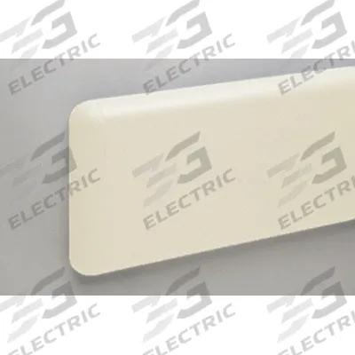 PAWLING Wall Guard: WG-8, PETG, Champagne, 7 3/4 in Overall Ht - PETG Crash Rails & Bumper Guards