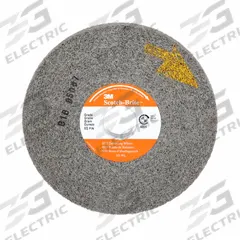 SCOTCH-BRITE Convolute Wheel: 8 in Dia x 1 in W, 3 in Arbor, Aluminum Oxide, Fine, Hard (7), ST-WL (MPN 7000045853). Key specifications — Series: ST-WL; Brand: SCOTCH-BRITE.