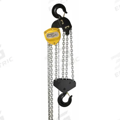 OZ LIFTING PRODUCTS Manual Chain Hoist: Hook Mounted - No Trolley - High Lift Manual Chain Hoists