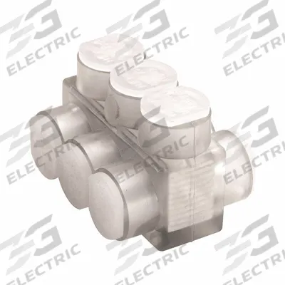 BURNDY Multitap Connector: 2 Port, Double-Sided Entry, 10 AWG – 350 kcmil Wire Size - Dry-Location Double-Sided Entry Multitap Connectors
