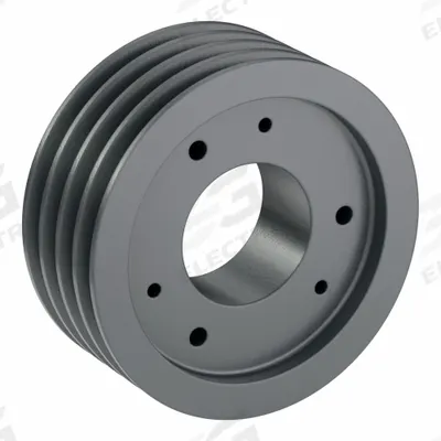 APPROVED VENDOR V-Belt Pulley: 3V475, 4 Groove, 4.75 in OD, Bushed Bore - Bushed-Bore Cast-Iron Wedge V-Belt Pulleys