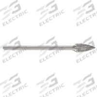 APPROVED VENDOR Carbide Bur: Flame, SH-5L6, Double Cut, 1/2" x 1 1/4" Head, 1/4" Shank (MPN 310-002730). Key specifications — Trade Number: SH-5L6; Brand: APPROVED VENDOR.